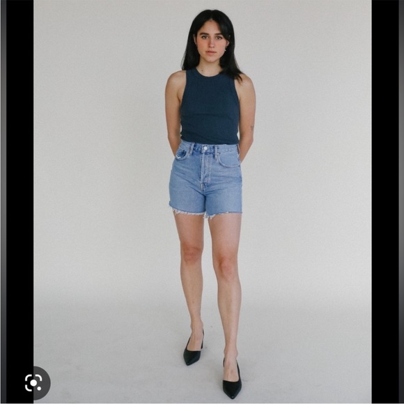 Agolde Riley Long short in Snapshot - Picture 11 of 12